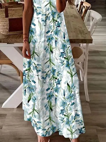 V Neck Vacation Regular Fit Dress